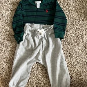 Ralph Lauren baby sweater and joggers